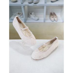 [코디엘루]리본장식 기모안감 메리제인 겨울 플랫 1cm CDMD50104