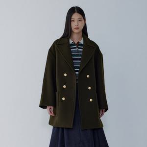 [보브]캐시미어 울 블렌드 더블 코트7115416Y02Y