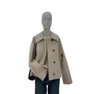 [숲]싱글카라  크롭 울재킷  SBAJK90U