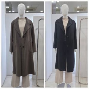 [꼼빠니아]아웃포켓 캐시미어 롱코트 CAFW1 WCH400_YS