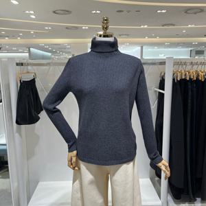 [밸리걸] 터틀넥 리브드  니트 824060