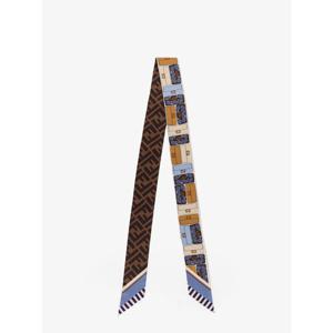 [FENDI] 라프리마 여성 스카프 실크 방도 위드 바게트 플라워 모티프 FXT011 ASQFF1P2O VIOLET BLUE /12