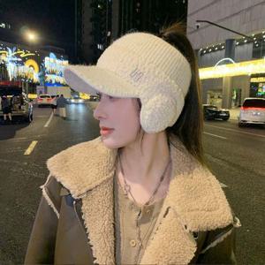 H이니셜 골프 등산 조깅 귀달이 방한 모자 MFNC-0401