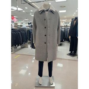 바쏘옴므 세이브존05 다크베이지울혼방카라분리롱멕코트 WSY4JOCJ24ADE