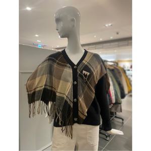 르니앤맥코이 V넥 아가일 망또 가디건 (MM11CD018FJY)