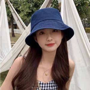남녀 데님 버킷햇 벙거지모자 패션 청모자 연청 진청