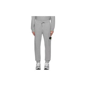 25 FW 스톤아일랜드 남성 그레이 드로우스트링 스웨트팬츠 232828M190008