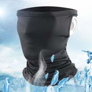 귀걸이형 쿨 바라클라바 블랙 자외선차단 남여공용