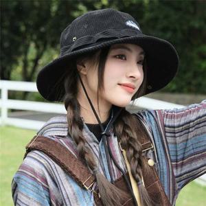 여성 남성 사파리모자 코듀로이 패션모자 가을 겨울