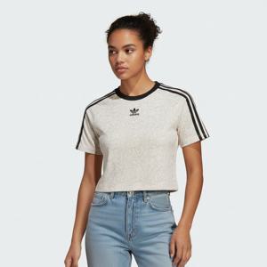 아디다스 W 스네이크 올오버 프린트 3스트라이프 베이비 크롭 티 (JI8407)