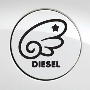 주유구 천사날개 디젤 / 주유구스티커 자동차스티커