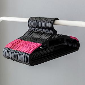 아임홈 베이직 튼튼 논슬립 행거 100P(핑크)