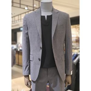 본(BON) BN8MEA726 S/S 카치온 싱글 멜란지 그레이 셋업 수트