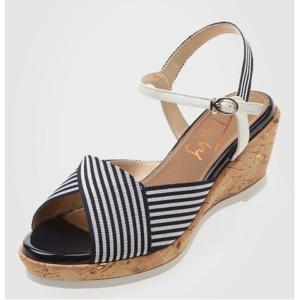 [탠디] 탠디 여성화 웨지힐스트랩샌들 M17008 네이비