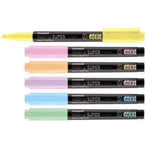 에딩슈퍼 형광펜 600 파스텔 6색 세트 모나미