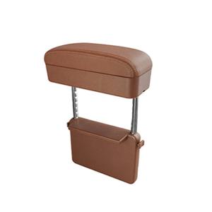 자동차 틈새 사이드 수납 포켓 차량용 팔쿠션 거치대 브라운