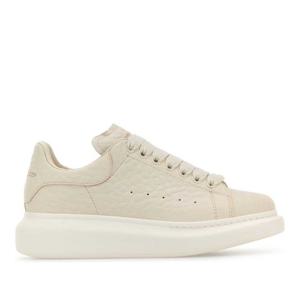 알렉산더맥퀸 아이보리 레더 로우탑 스니커즈 808173WHAEG 9022