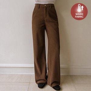 [저스트원] 겨울기모 스판골덴 와이드팬츠(숏/기본/롱)