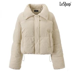 [르샵]코듀로이 하이넥 스트링 패딩 점퍼 (DP4JJ027A)