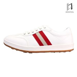 본필 BG903 화이트 남성골프화 스크린골프화 스파이크리스 연습
