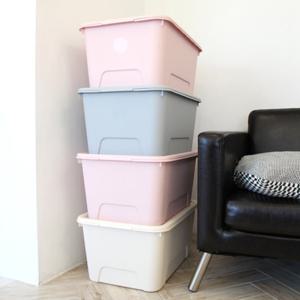 [올리오]파스텔 리빙박스 72L 4개