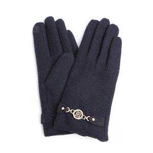 [루이까또즈(장갑)]U 원형짧은로고체인 여성모장갑 FGCLU20002