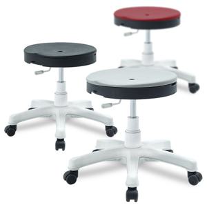 원형회전 베이직 CM500-RT 스툴의자 / 간이 바퀴 보조 병원의자