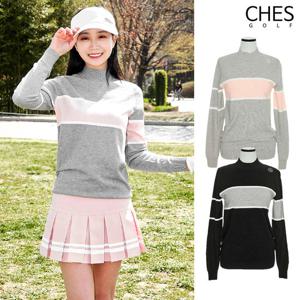 그린퀸 캔디론 여성골프 니트