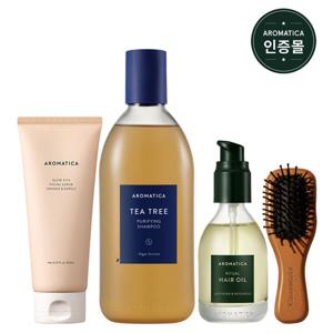 아로마티카 균일가전 비건 티트리 샴푸/헤어오일/페이셜스크럽 택1