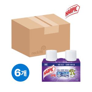 하픽 청크린 병형 변기세정제 2개입 x6개 변기청소 파란물