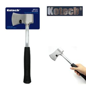 코텍스K1194 주철강 고무손잡이 캠핑 손도끼