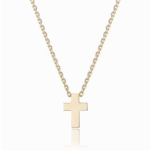 [로이드] 심플크로스 14K Gold 목걸이 LNN22007G