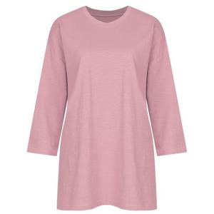 빅사이즈 국산 여성 슬럽면100 7부 티셔츠 DAI-WSH-1549-연핑크