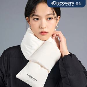 [디스커버리] 로고프린트 패딩 머플러 (IVORY) DXDC4913N-IVS