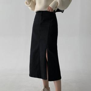 [에이와비] [140.150ver] #AWABMADE_니즈트임코튼롱스커트 -키작녀/기장선택/1color/3