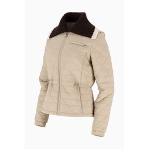 [엘르골프]23년여성 겨울 니트에리 다이이몬드 퀼팅 패딩점퍼 [6J81301]