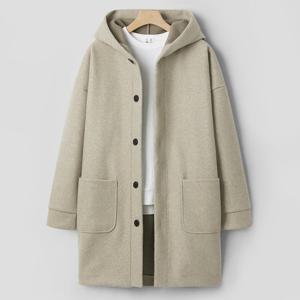 [엠엔씨]보카울 오버핏 롱후드코트 (MDCT014AD)