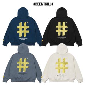 빈트릴 옐로우테이핑 오버핏후드티 BA233HM001