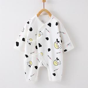 [엠케이] 밀크젖소 유아 신생아 순면 손싸개 배냇우주복 205347