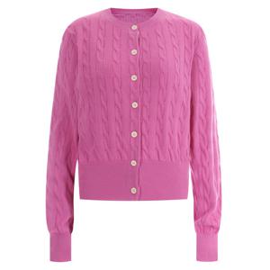 러블리 여성 세미크롭 면100 니트 가디건 FR.B-WCD-11851-핑크
