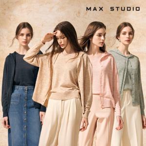 막스스튜디오 홀가 민소매+후드 가디건 총2종 24SS