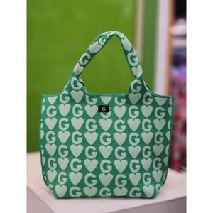 그린조이 세이브존07 여성 하트패턴 토트백 GP22LA88W