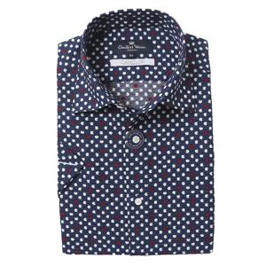 [카운테스마라(셔츠)]시그니쳐 시어서커 세미슬림 반소매CDS2C41007R0