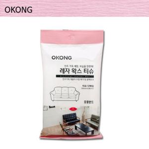 오공 레자왁스 티슈 12매입 가죽티슈 레자티슈 보습