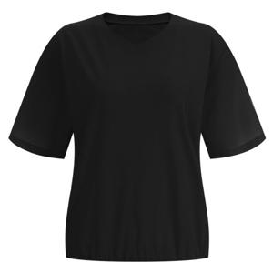 샵앤) 국산 여성 V넥 면 100 반팔 티셔츠 DAI-WSH-12055-블랙