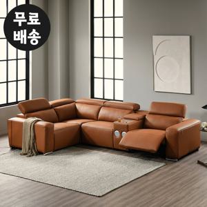 로빈 리클라이너 가죽 5인용 코너형소파(홈바스피커)