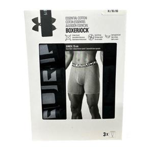 언더아머팬티 JQJ 1387429-001 남성 UA 에센셜 코튼