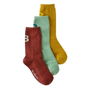블루독6 MN) 블루독 에센셜 양말 3종세트 남여공용 선물 (24A1981007)