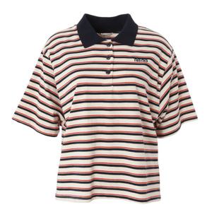 [에이비에프지]스트라이프카라넥 반팔티셔츠 APY3QK33H