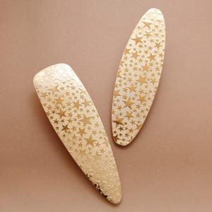 제이로렌 골드 스타 포인트 헤어집게핀 H01194